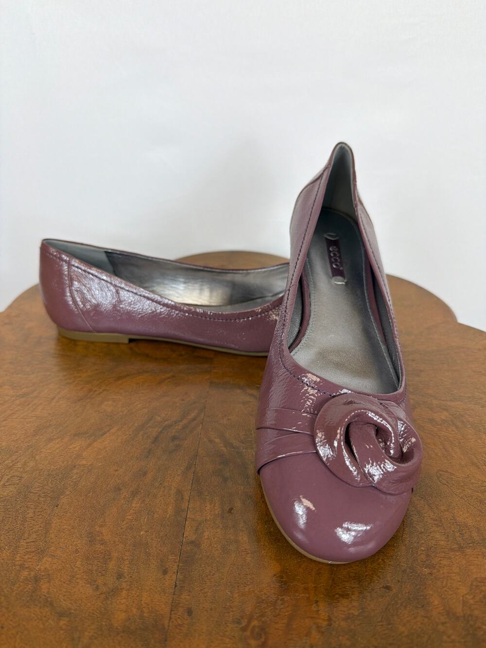 NIB Ecco Dusty Purple Flat Shoes Size 11 11.5